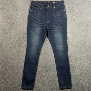 Banana Republic Jeans Mens 34x32 Blue Traveler Slim Fit Dark Wash Stretch Denim